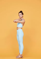 Powder Blue Compressive Classic-Rise Legging
