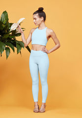 Powder Blue Compressive Classic-Rise Legging