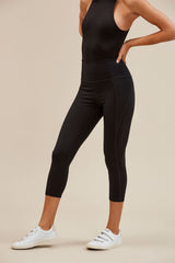 Black Compressive High-Rise Legging
