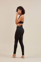 Black Compressive High-Rise Legging