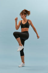 Black Compressive Classic-Rise Legging