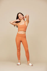 Apricot Compressive Classic-Rise Legging
