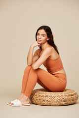 Apricot Compressive Classic-Rise Legging