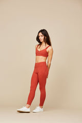 Red Ochre Compressive Classic-Rise Legging