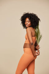 Apricot Compressive Classic-Rise Legging