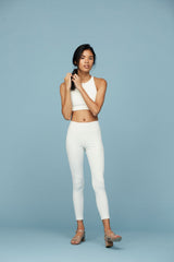 Ivory Compressive Classic-Rise Legging