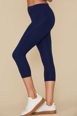 Indigo Compressive Classic-Rise Legging