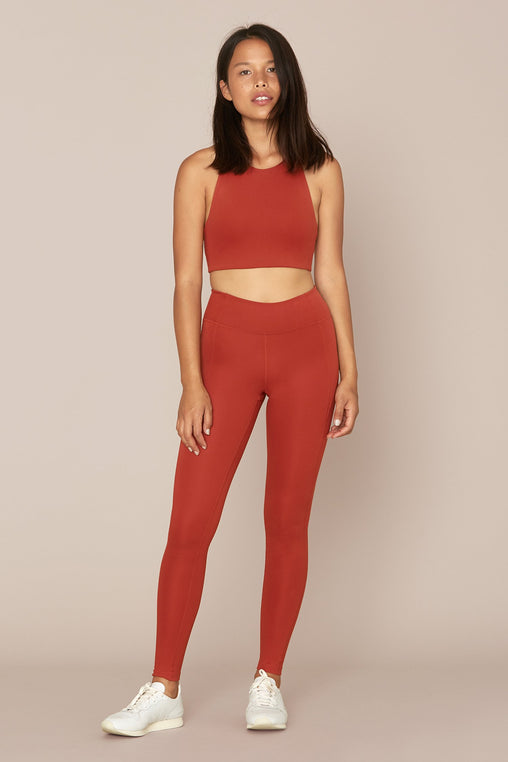 Red Ochre Compressive Classic-Rise Legging