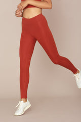 Red Ochre Compressive Classic-Rise Legging