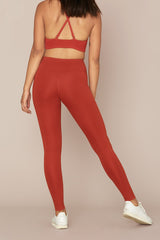 Red Ochre Compressive Classic-Rise Legging