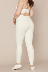 Ivory Compressive Classic-Rise Legging