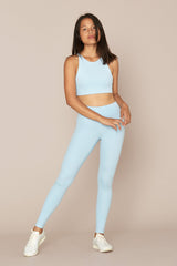 Powder Blue Compressive Classic-Rise Legging