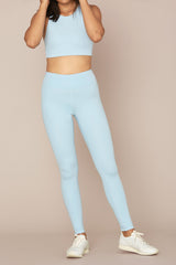 Powder Blue Compressive Classic-Rise Legging